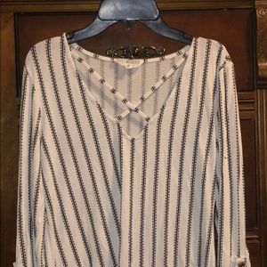 Stripped formal shirt.